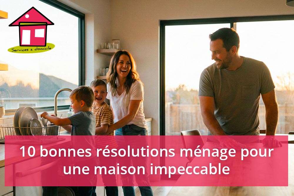 10 bonnes résolutions ménage en 2026