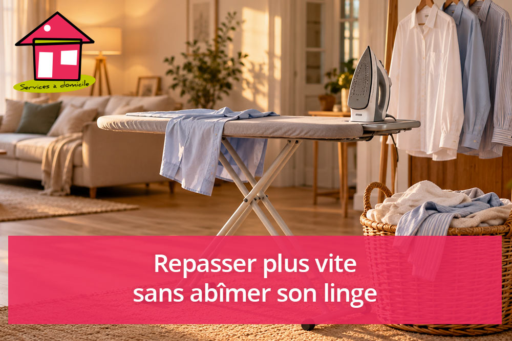 Repasser plus vite sans abîmer son linge