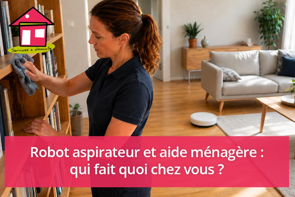 Robot aspirateur et aide ménagère : qui fait quoi chez vous ?