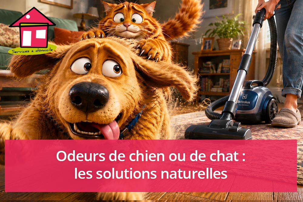 Odeurs de chien ou de chat : les solutions naturelles qui fonctionnent
