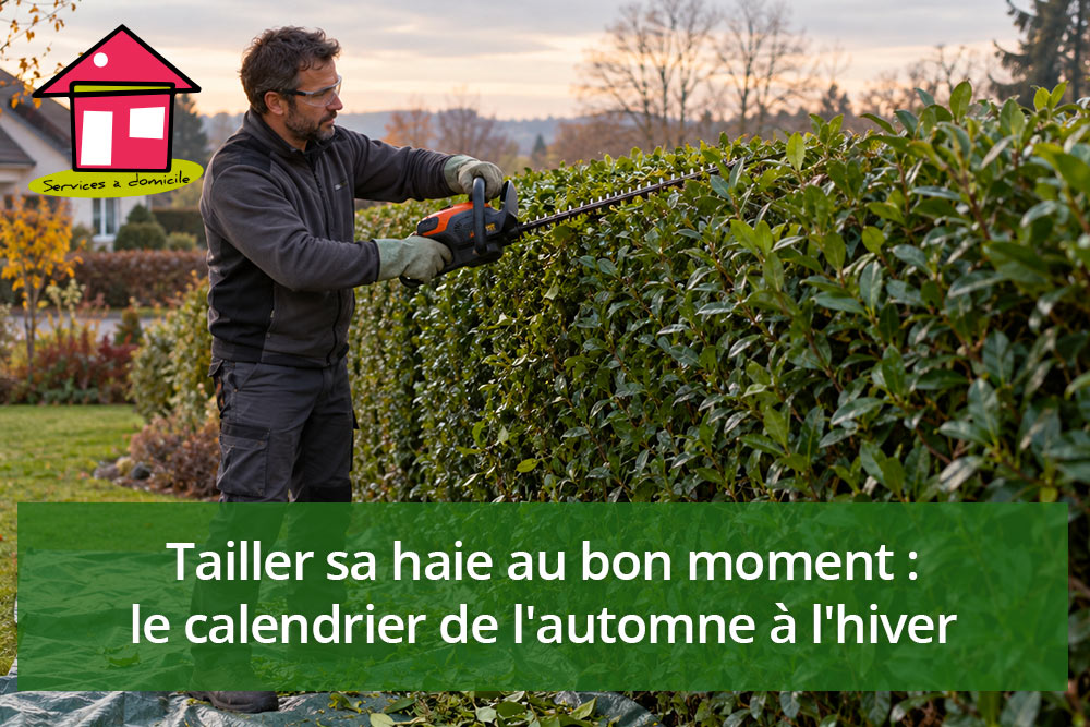 Tailler sa haie au bon moment : le calendrier de l&rsquo;automne à l&rsquo;hiver